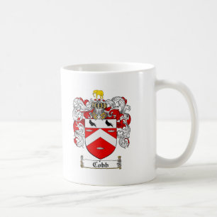 CANECA DE CAFÉ CRISTA DA FAMÍLIA DE COBB - BRASÃO DE COBB