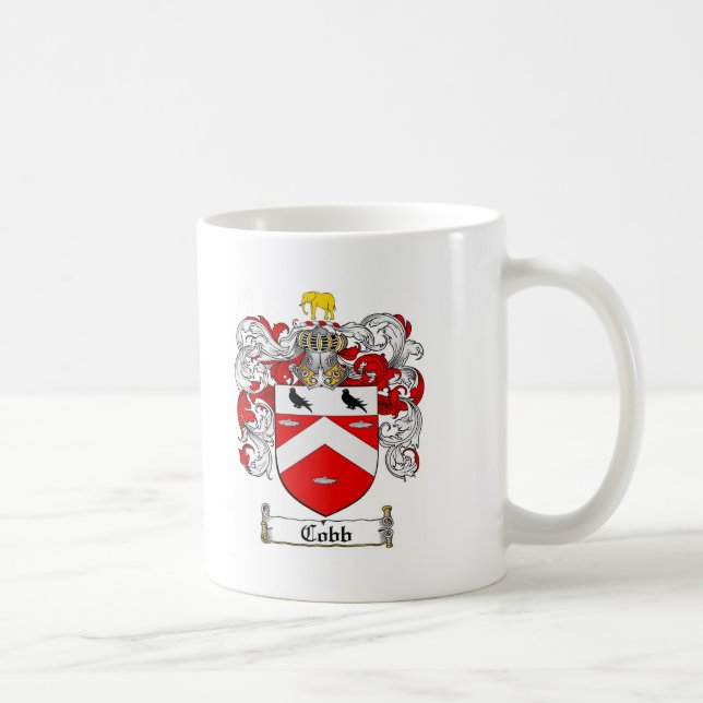 CANECA DE CAFÉ CRISTA DA FAMÍLIA DE COBB - BRASÃO DE COBB (Direita)