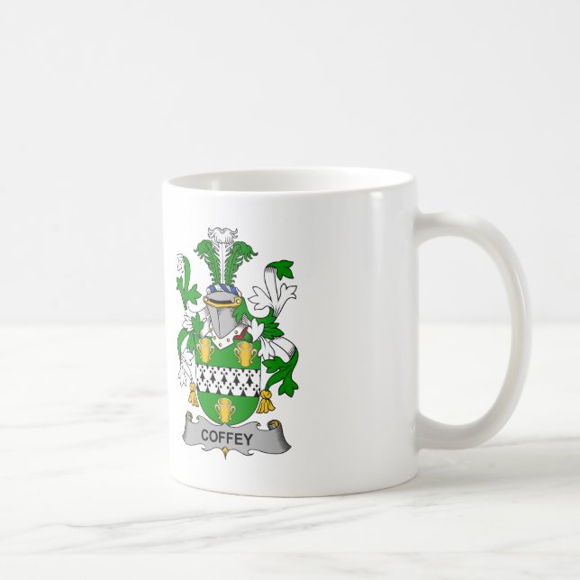 Caneca De Café Crista da família de Coffey (Direita)