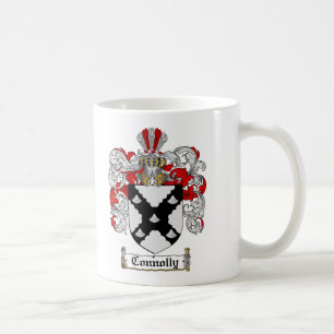 CANECA DE CAFÉ CRISTA DA FAMÍLIA DE CONNOLLY - BRASÃO DE CONNOL