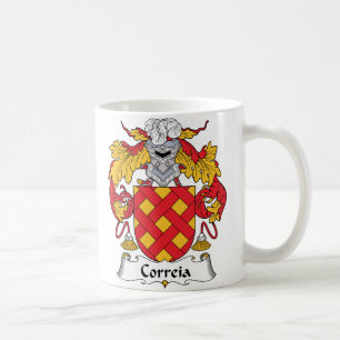 Caneca De Café Crista da família de Correia