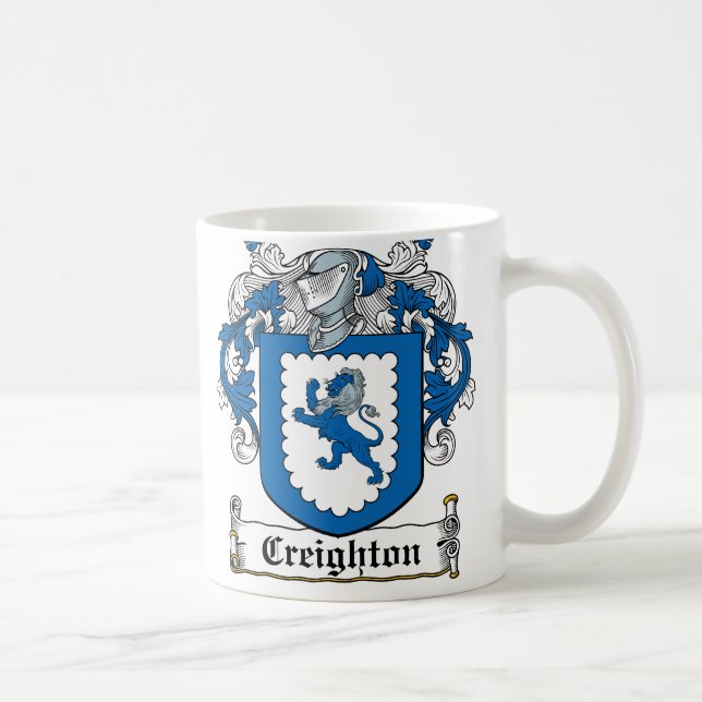 Caneca De Café Crista da família de Creighton (Direita)