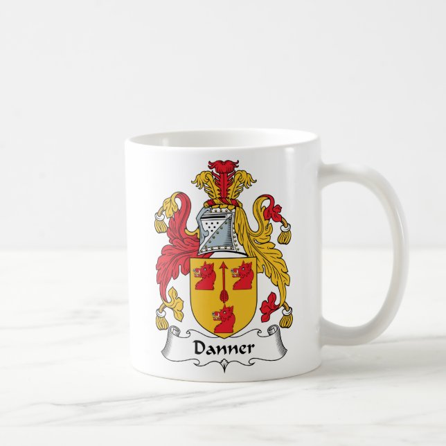 Caneca De Café Crista da família de Danner (Direita)