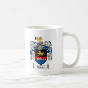 CANECA DE CAFÉ CRISTA DA FAMÍLIA DE FISCHER - BRASÃO DE FISCHER