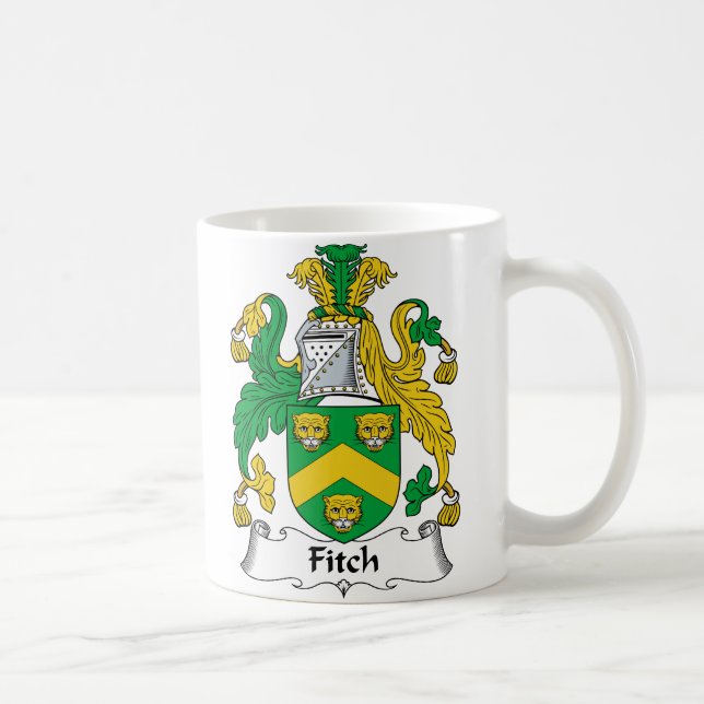 Caneca De Café Crista da família de Fitch (Direita)