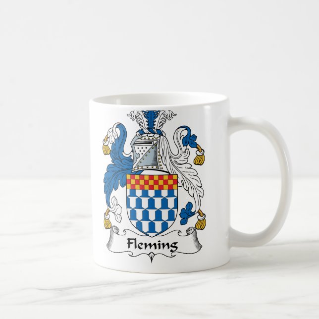 Caneca De Café Crista da família de Fleming (Direita)