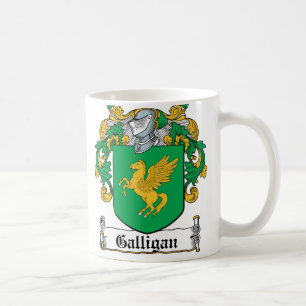 Caneca De Café Crista da família de Galligan