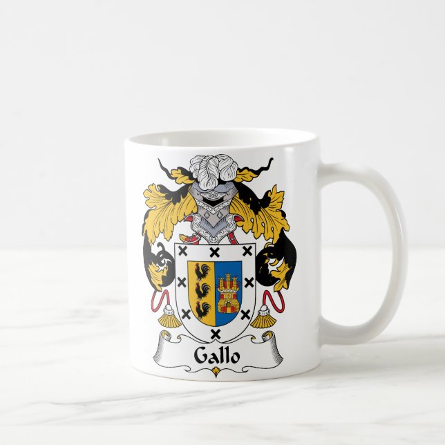 Caneca De Café Crista da família de Gallo (Direita)