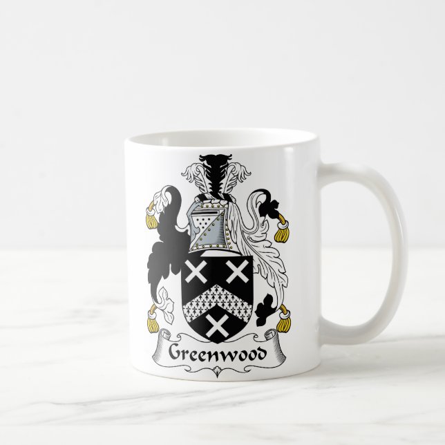 Caneca De Café Crista da família de Greenwood (Direita)