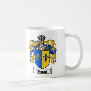 CANECA DE CAFÉ CRISTA DA FAMÍLIA DE HANSEN - BRASÃO DE HANSEN