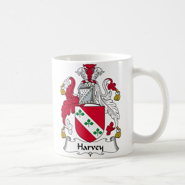 Caneca De Café Crista da família de Harvey (Direita)