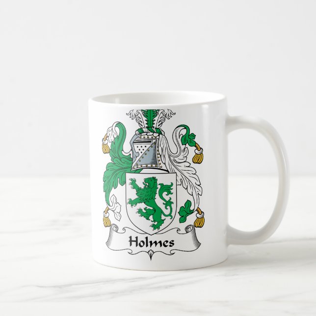 Caneca De Café Crista da família de Holmes (Direita)