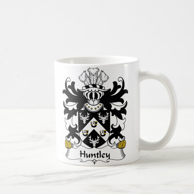 Caneca De Café Crista da família de Huntley (Direita)