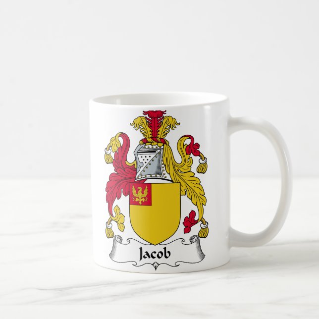 Caneca De Café Crista da família de Jacob (Direita)