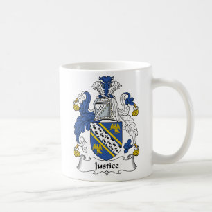 Caneca De Café Crista da família de justiça