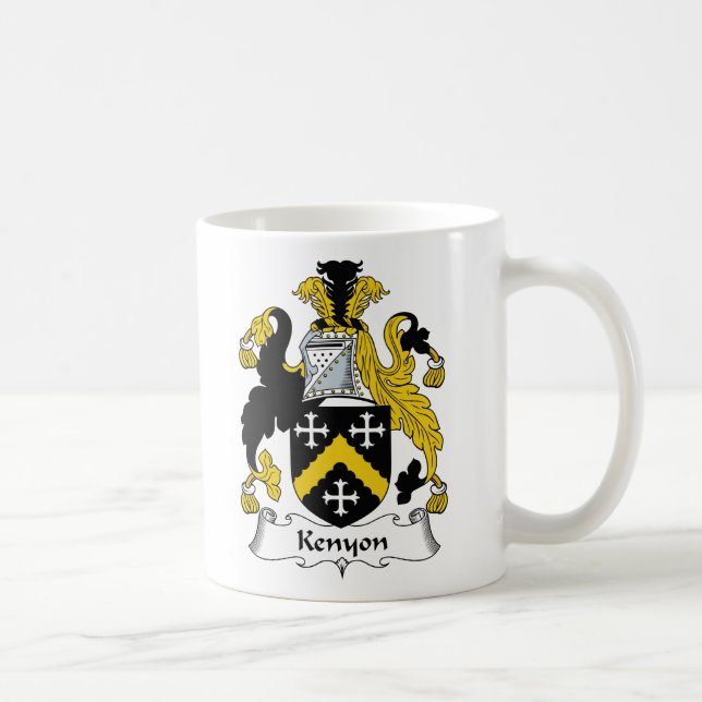 Caneca De Café Crista da família de Kenyon (Direita)