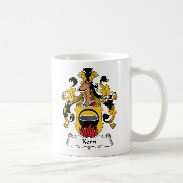 Caneca De Café Crista da família de Kern (Direita)