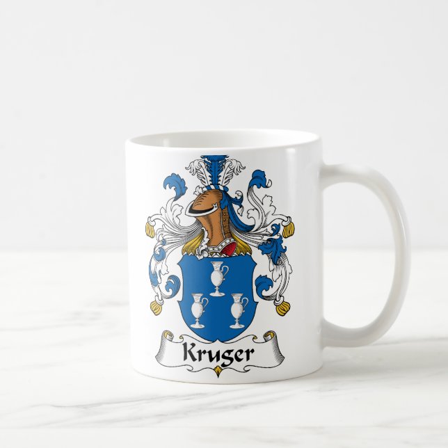 Caneca De Café Crista da família de Kruger (Direita)