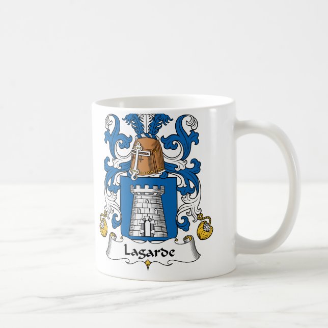 Caneca De Café Crista da família de Lagarde (Direita)