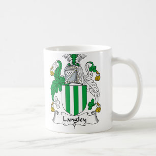 Caneca De Café Crista da família de Langley