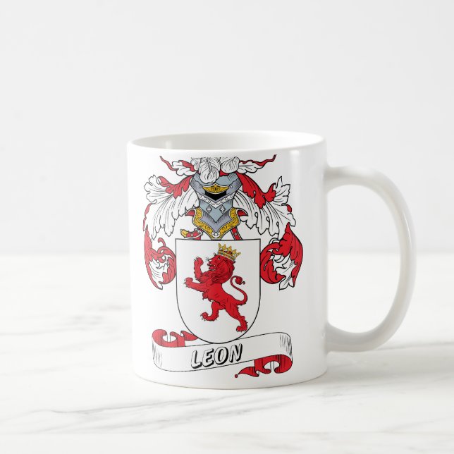 Caneca De Café Crista da família de Leon (Direita)
