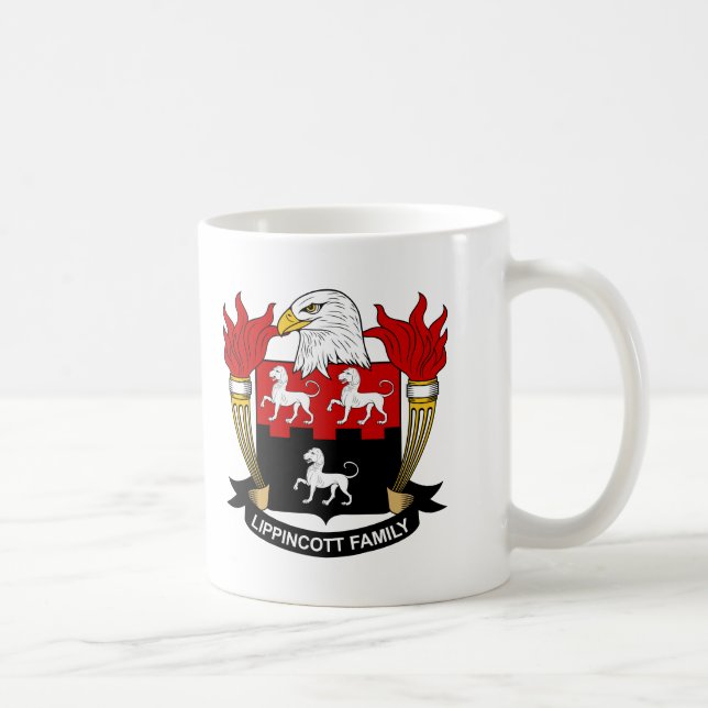 Caneca De Café Crista da família de Lippincott (Direita)