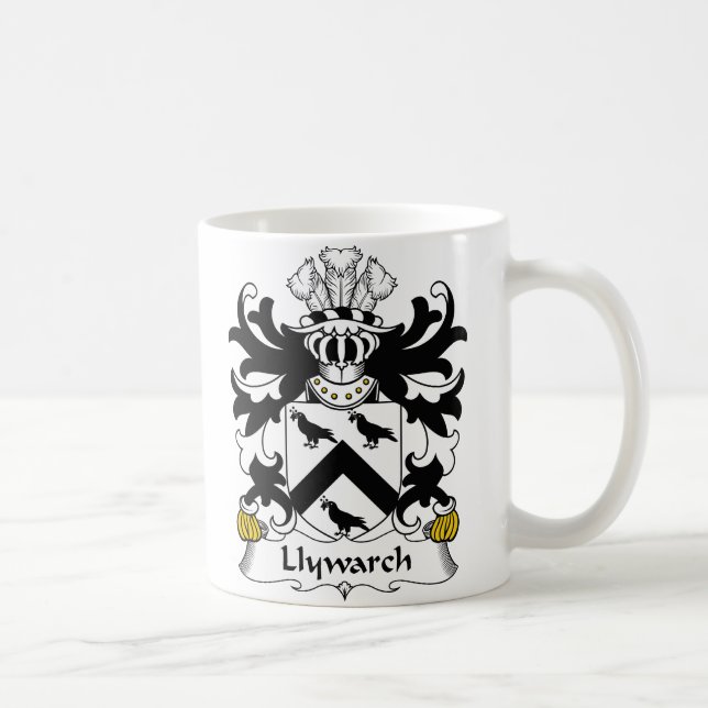 Caneca De Café Crista da família de Llywarch (Direita)