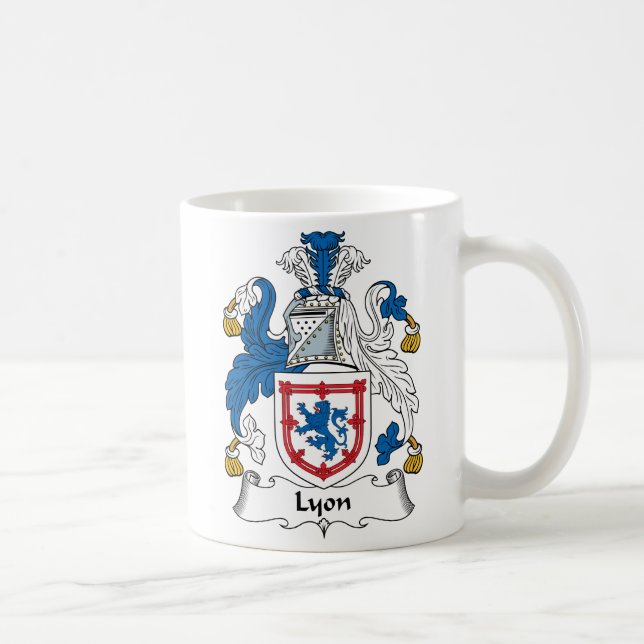 Caneca De Café Crista da família de Lyon (Direita)
