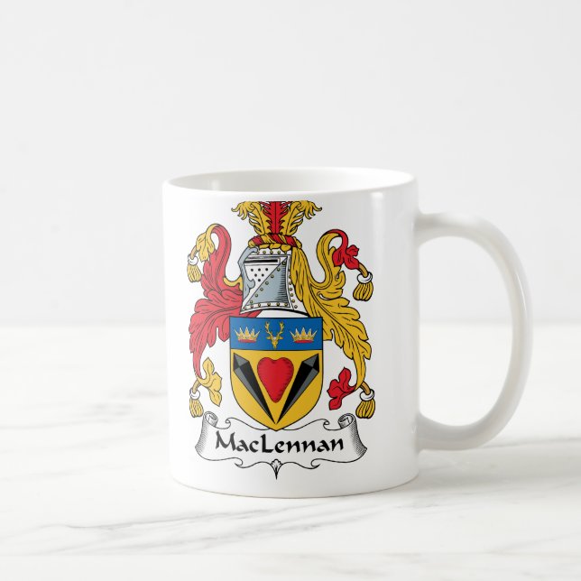 Caneca De Café Crista da família de MacLennan (Direita)
