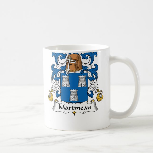 Caneca De Café Crista da família de Martineau (Direita)