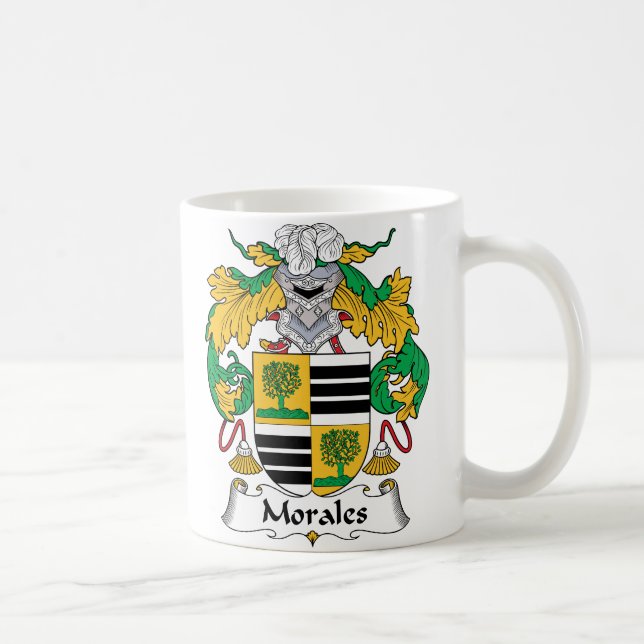 Caneca De Café Crista da família de Morales (Direita)
