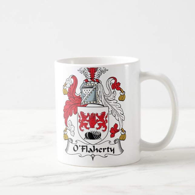 Caneca De Café Crista da família de O'Flaherty (Direita)