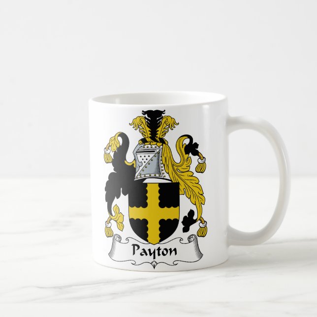 Caneca De Café Crista da família de Payton (Direita)