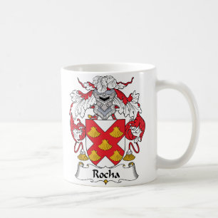 Caneca De Café Crista da família de Rocha