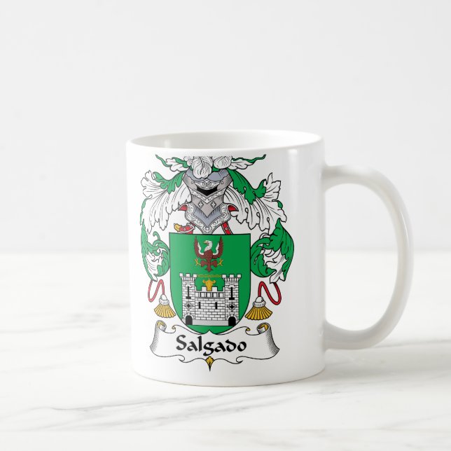 Caneca De Café Crista da família de Salgado (Direita)