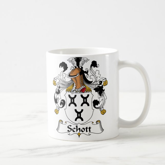 Caneca De Café Crista da família de Schott (Direita)