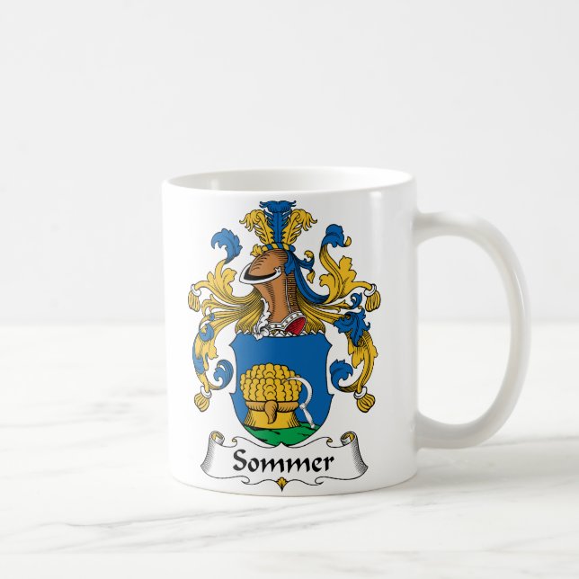 Caneca De Café Crista da família de Sommer (Direita)