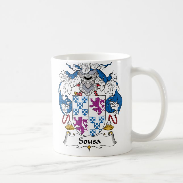 Caneca De Café Crista da família de Sousa (Direita)