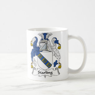 Caneca De Café Crista da família de Starling
