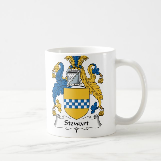 Caneca De Café Crista da família de Stewart (Direita)