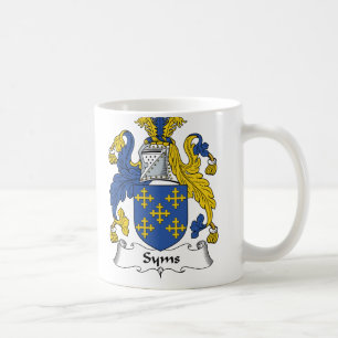 Caneca De Café Crista da família de Syms