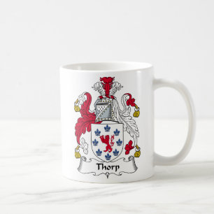 Caneca De Café Crista da família de Thorp