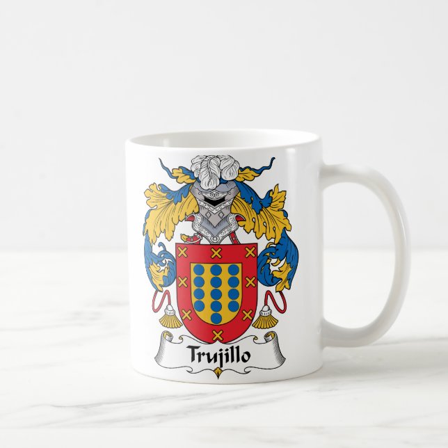 Caneca De Café Crista da família de Trujillo (Direita)