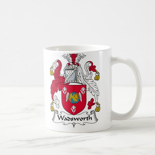 Caneca De Café Crista da família de Wadsworth (Direita)