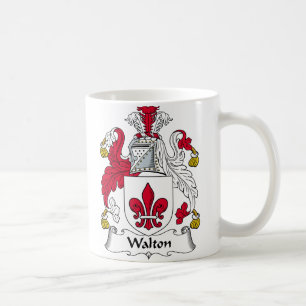 Caneca De Café Crista da família de Walton