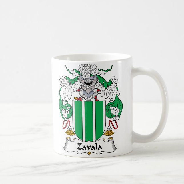 Caneca De Café Crista da família de Zavala (Direita)