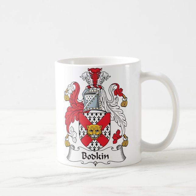 Caneca De Café Crista da família do Bodkin (Direita)