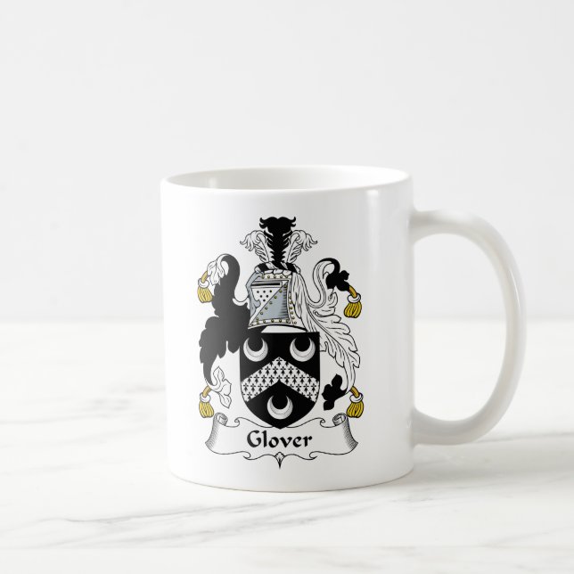 Caneca De Café Crista da família do Glover (Direita)