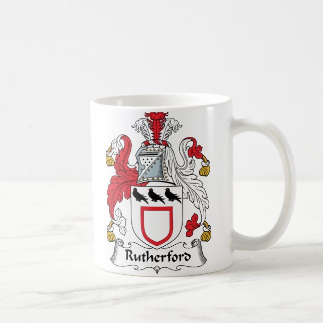Caneca De Café Crista da família do Rutherford (Direita)
