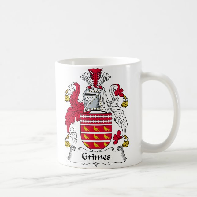 Caneca De Café Crista da família dos Grimes (Direita)